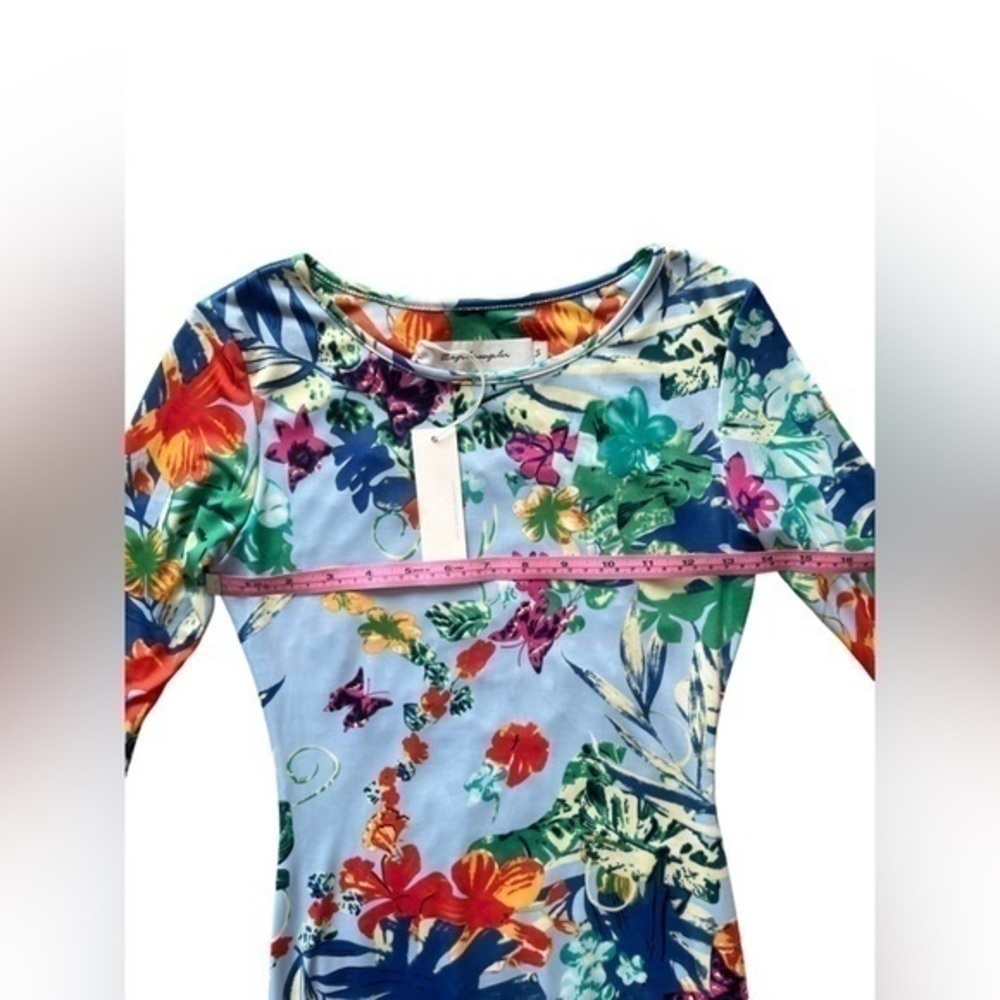 TbagsLosAngeles Bodycon beautiful floral dress - Picture 6 of 11